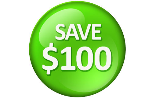 Save $100
